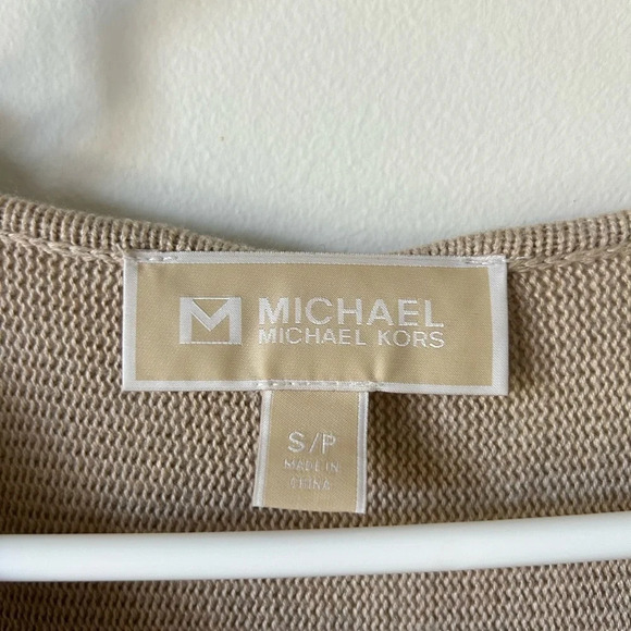 Michael Kors Long Sleeve Light Brown Sweater - Picture 5 of 5